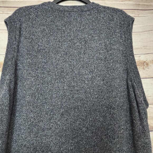 Vintage Pendleton 100% Virgin Wool Vest Men's Large Gray - Picture 9 of 12
